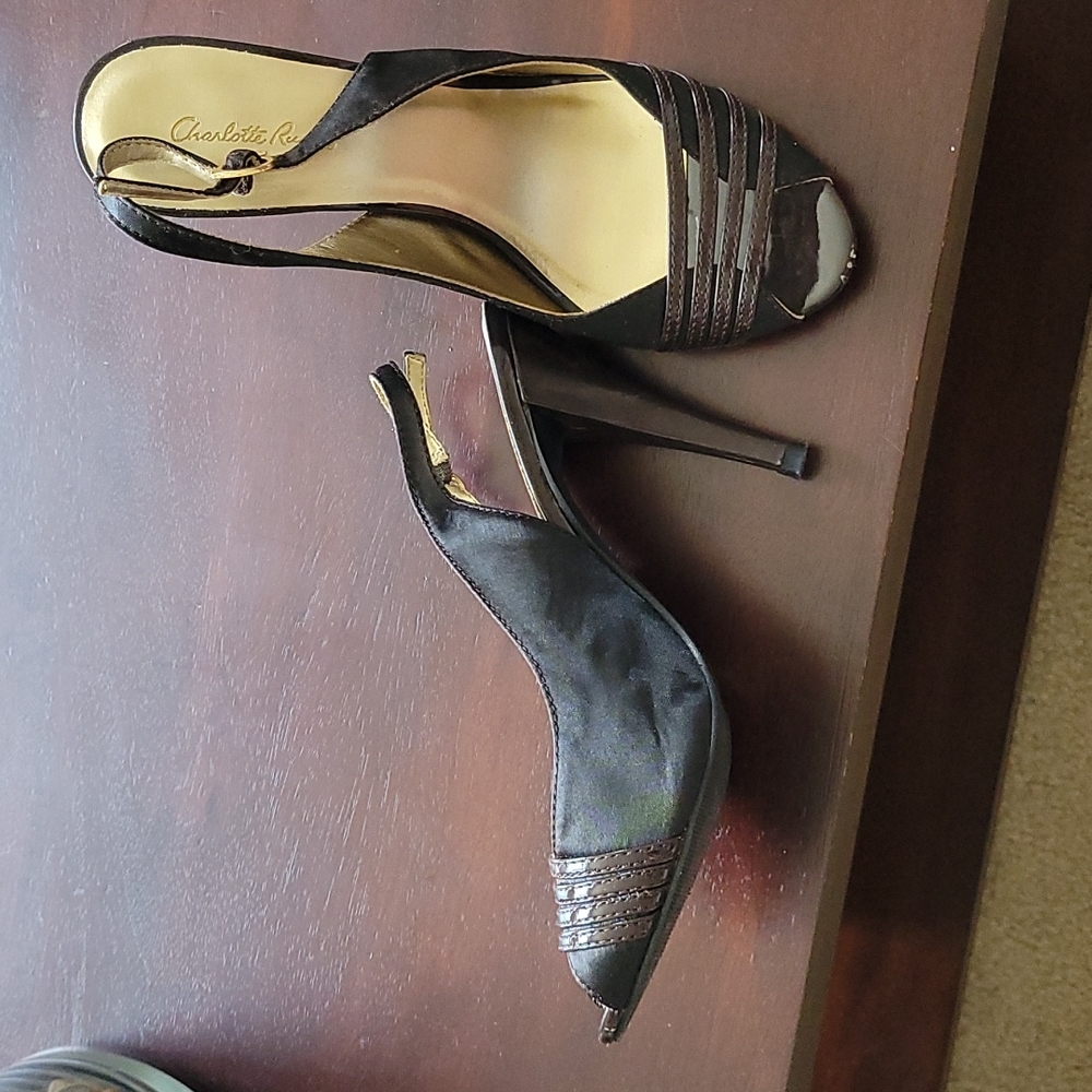Charlotte Russe brown heels